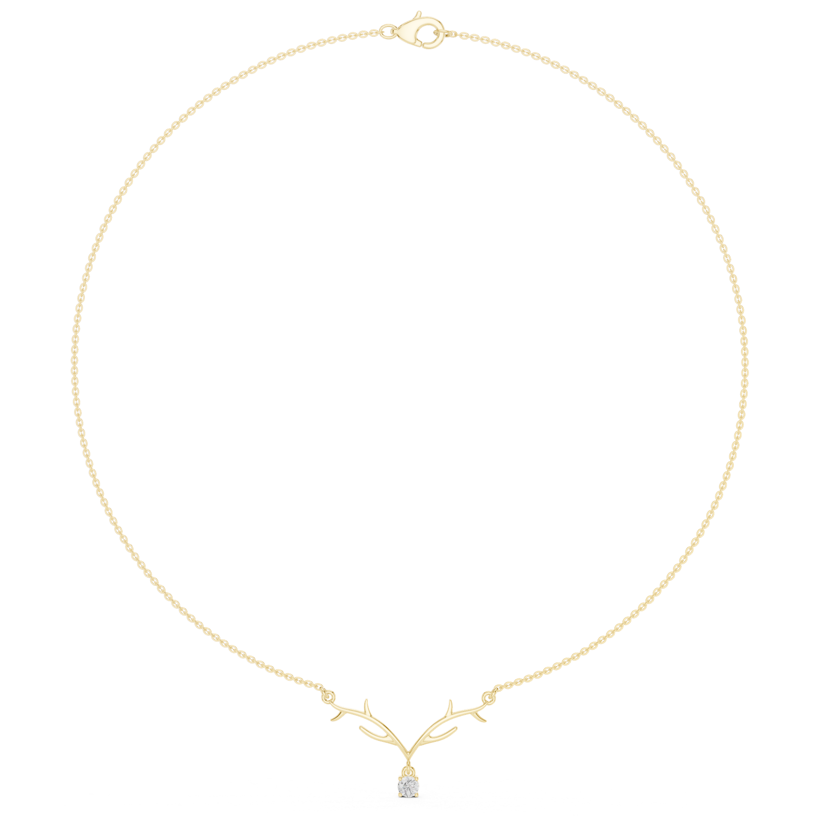 Gold Necklace SBWN (33), Yellow Gold