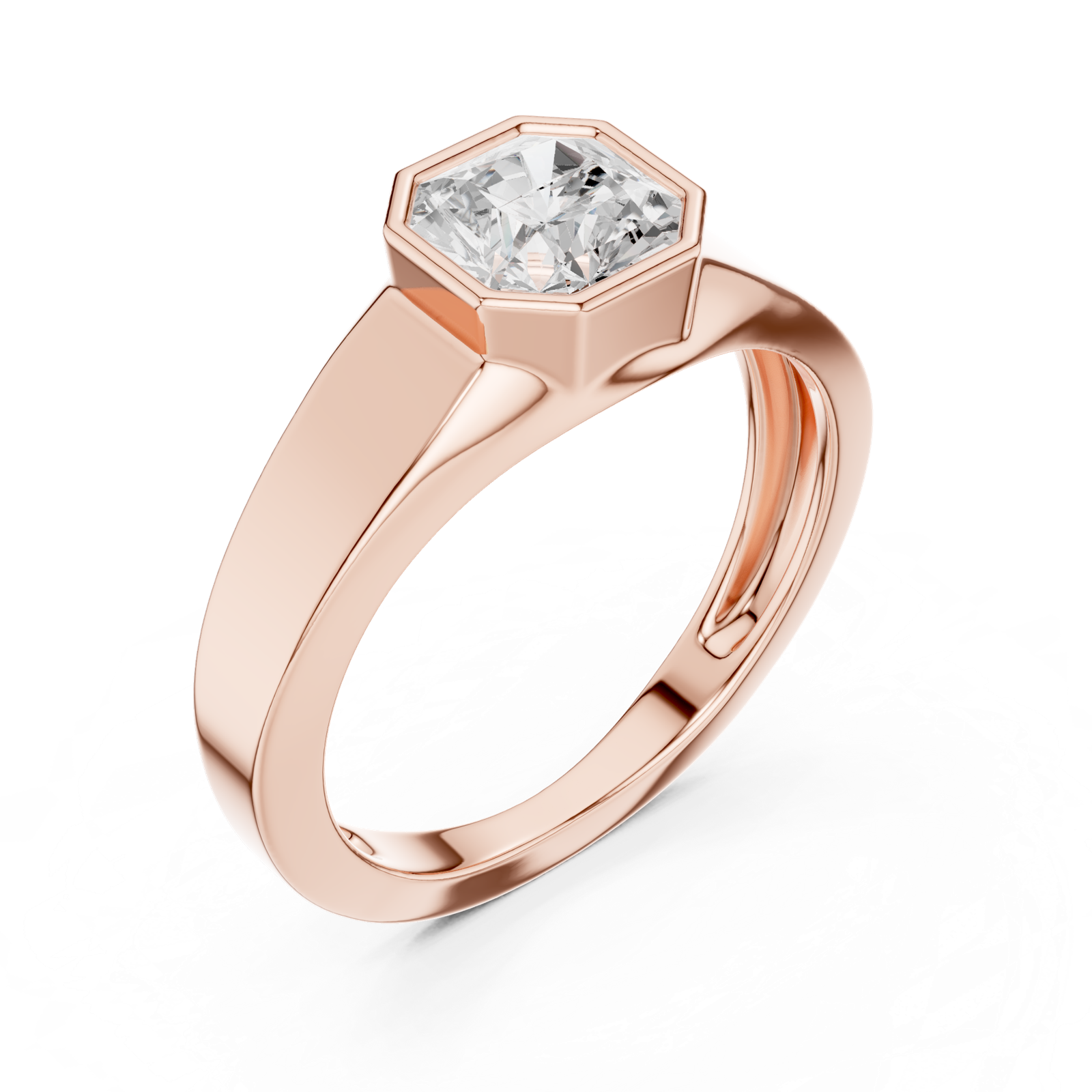 Gold Ring SBMR(23, Rose Gold, view 2
