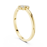 Gold Ring DDLR-812, Yellow Gold, view 1