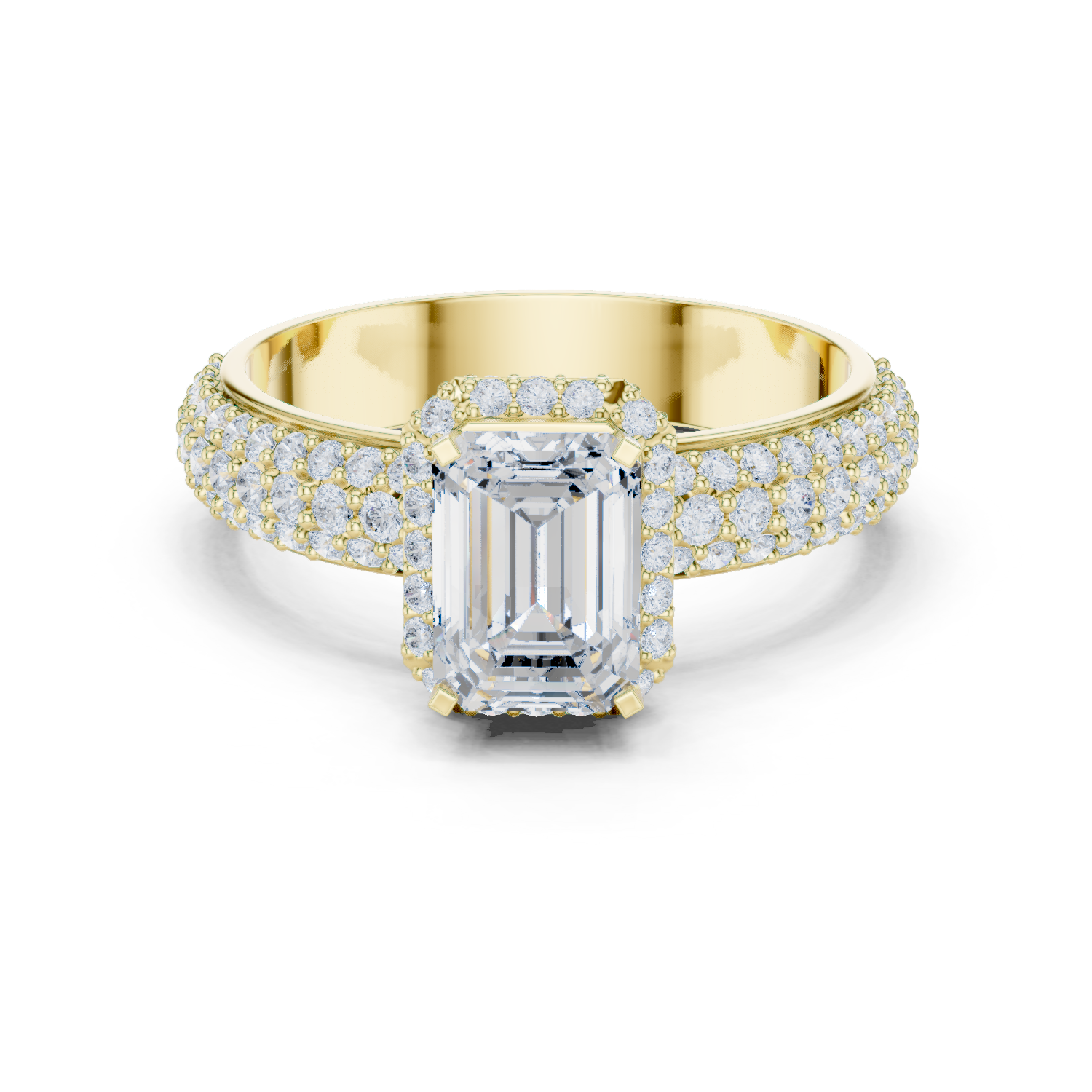Gold Ring DDLR-1072, Yellow Gold