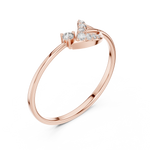 Gold Ring 1 (143), Rose Gold, view 2