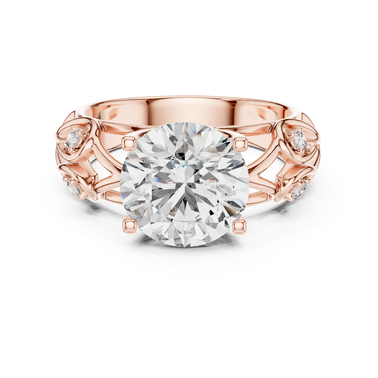 Gold Ring LR-0090, Rose Gold
