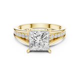 Gold Ring DDLR-997, Yellow Gold, view 4
