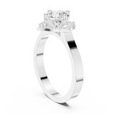 Gold Ring DDLR-327, White Gold, view 1