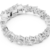14K Solid Gold Lab Diamond Bracelet, White Gold, view 2