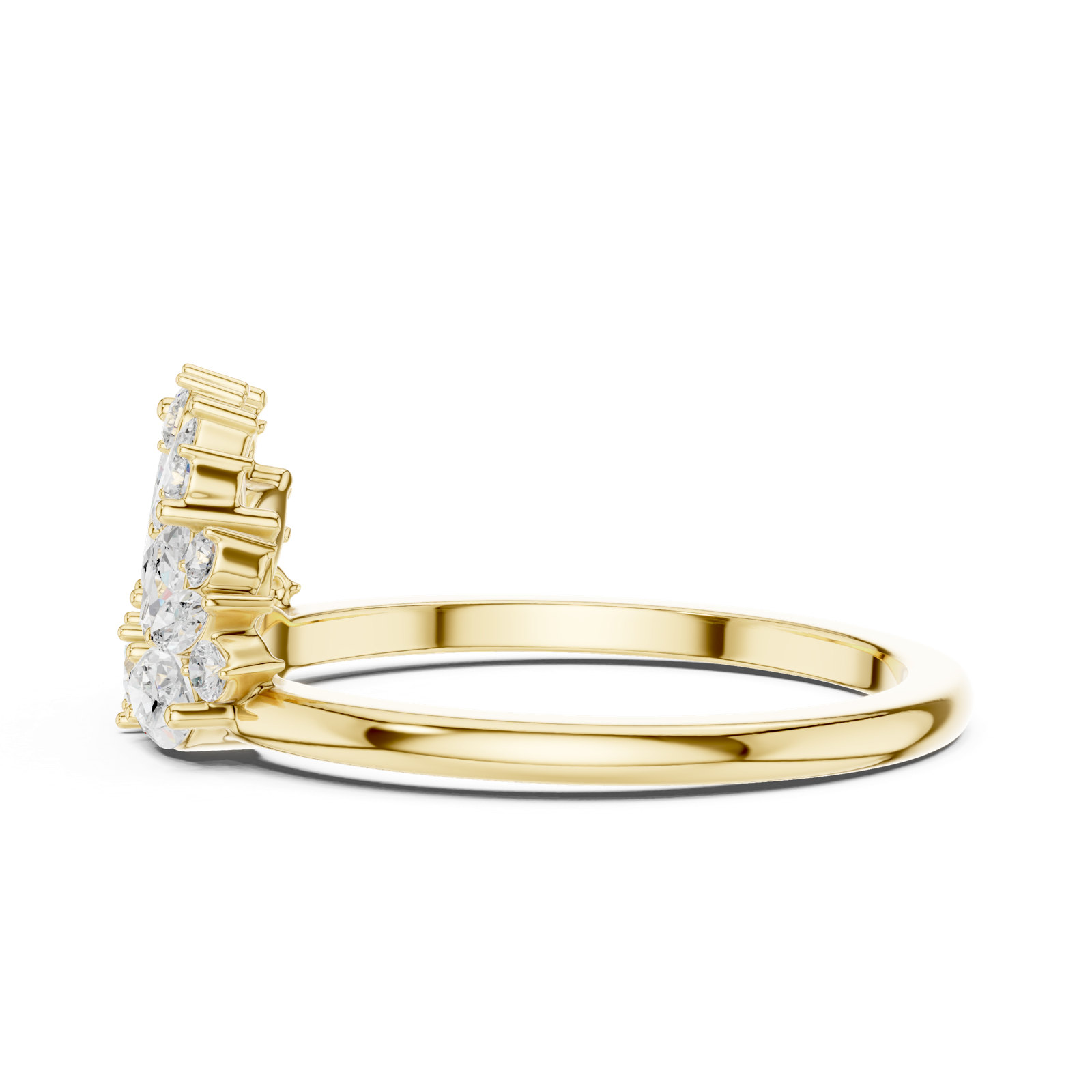 Gold Ring SBWR(51), Yellow Gold, view 3