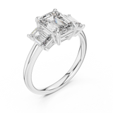 Gold Ring DDLR-045, White Gold, view 2