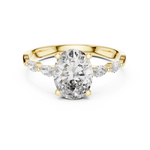 Gold Ring 00001L (35), Yellow Gold, view 4