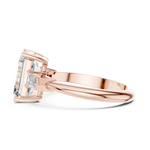 Gold Ring DDLR-197, Rose Gold, view 3