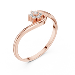 Gold Ring 1 (185), Rose Gold, view 2