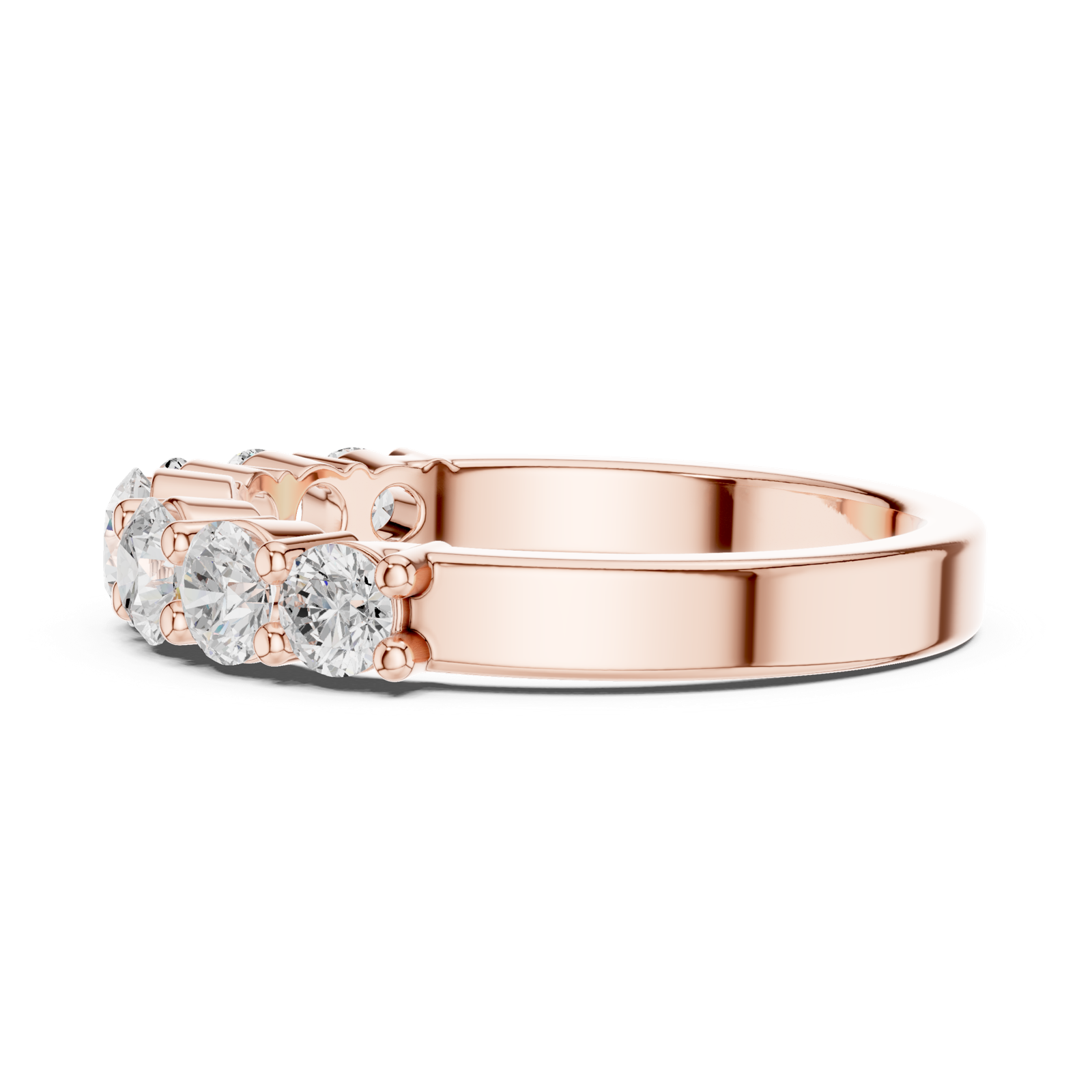 Gold Ring DDLR-382, Rose Gold, view 3