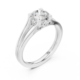 Gold Ring DDLR-543, White Gold, view 2