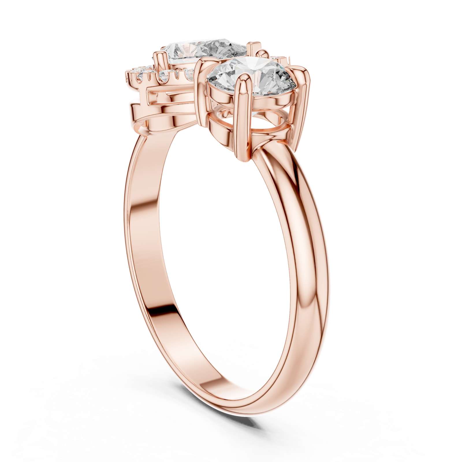 Gold Ring DDLR-003, Rose Gold