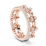Gold Ring R31, Rose Gold, view 1