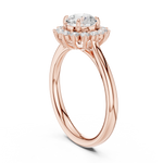 Gold Ring DDLR-673, Rose Gold, view 1
