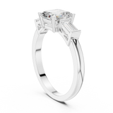 Gold Ring DDLR-1109, White Gold, view 1