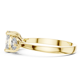 Gold Ring HLR-19, Yellow Gold, view 3