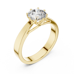 Gold Ring LR-0001, Yellow Gold, view 2