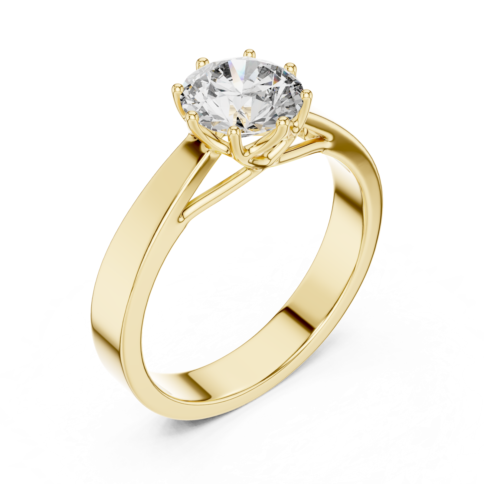 Gold Ring LR-0001, Yellow Gold, view 2