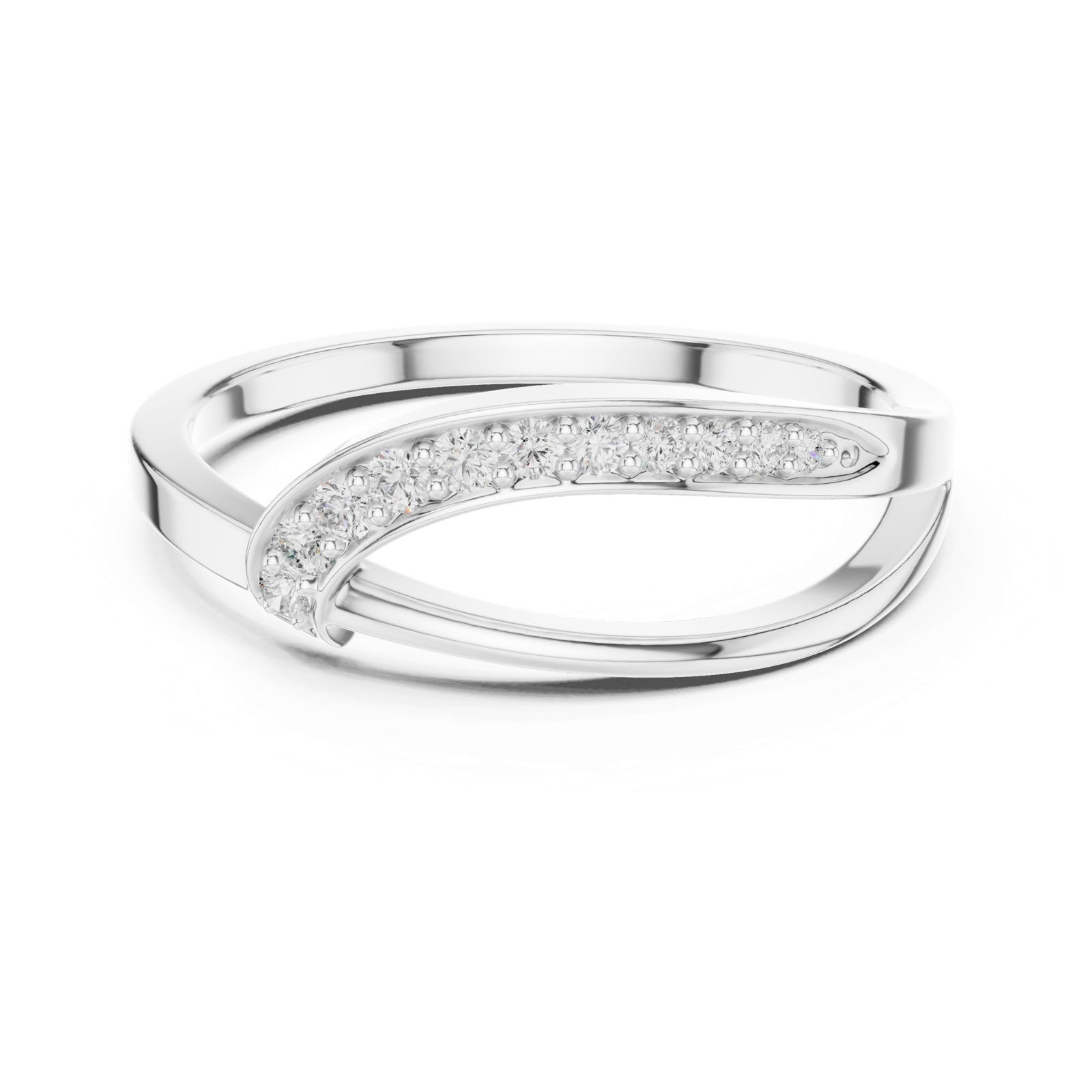 Gold Ring SBWR(2), White Gold, view 4