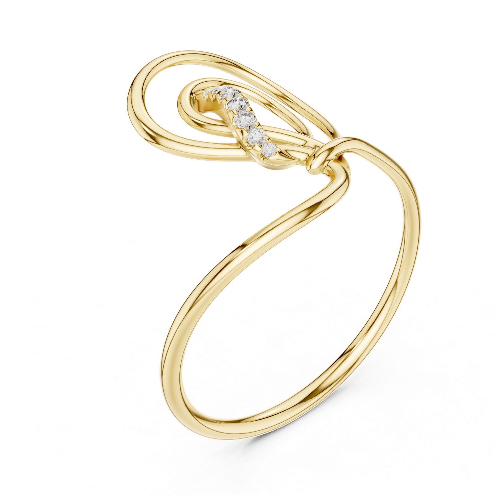 Gold Ring 1 (153), Yellow Gold, view 2