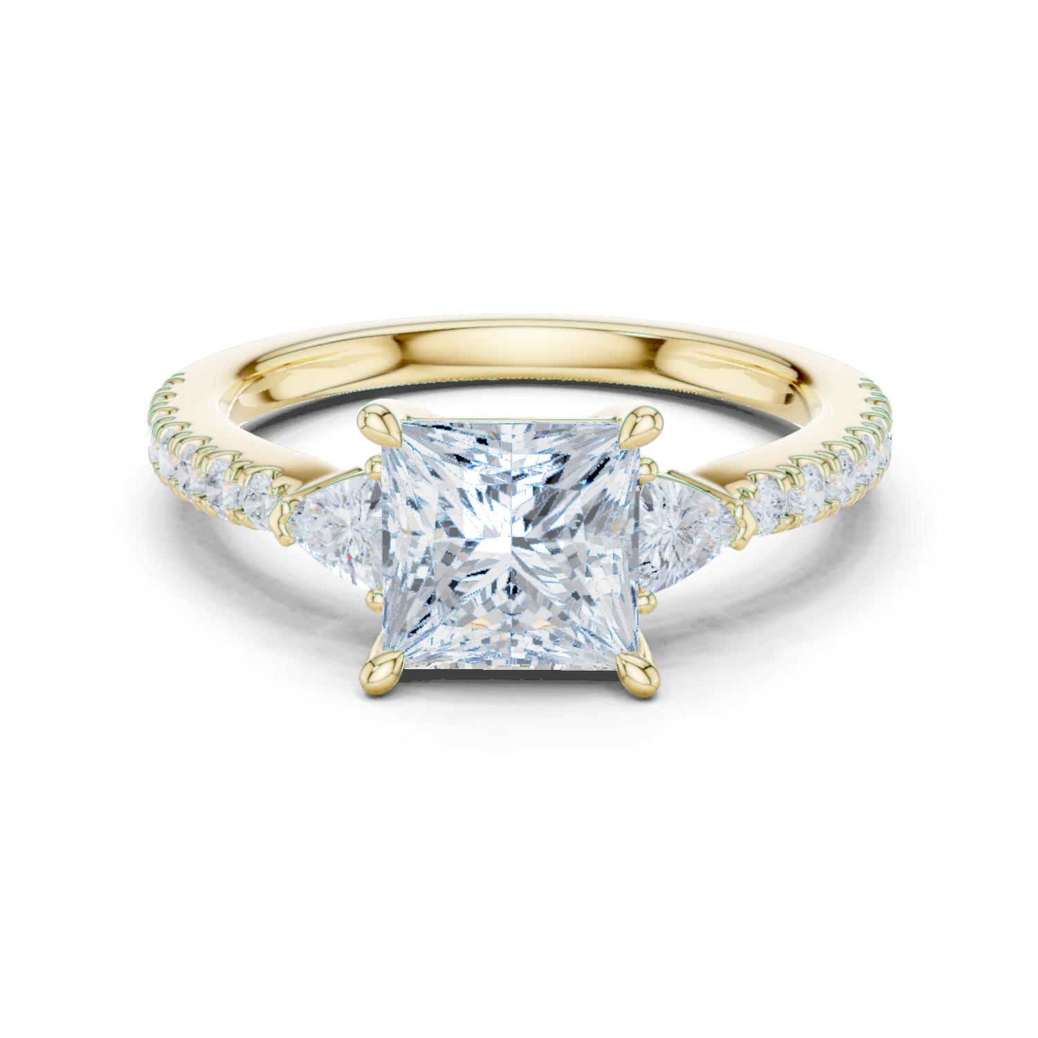 Gold Ring DDLR-861, Yellow Gold