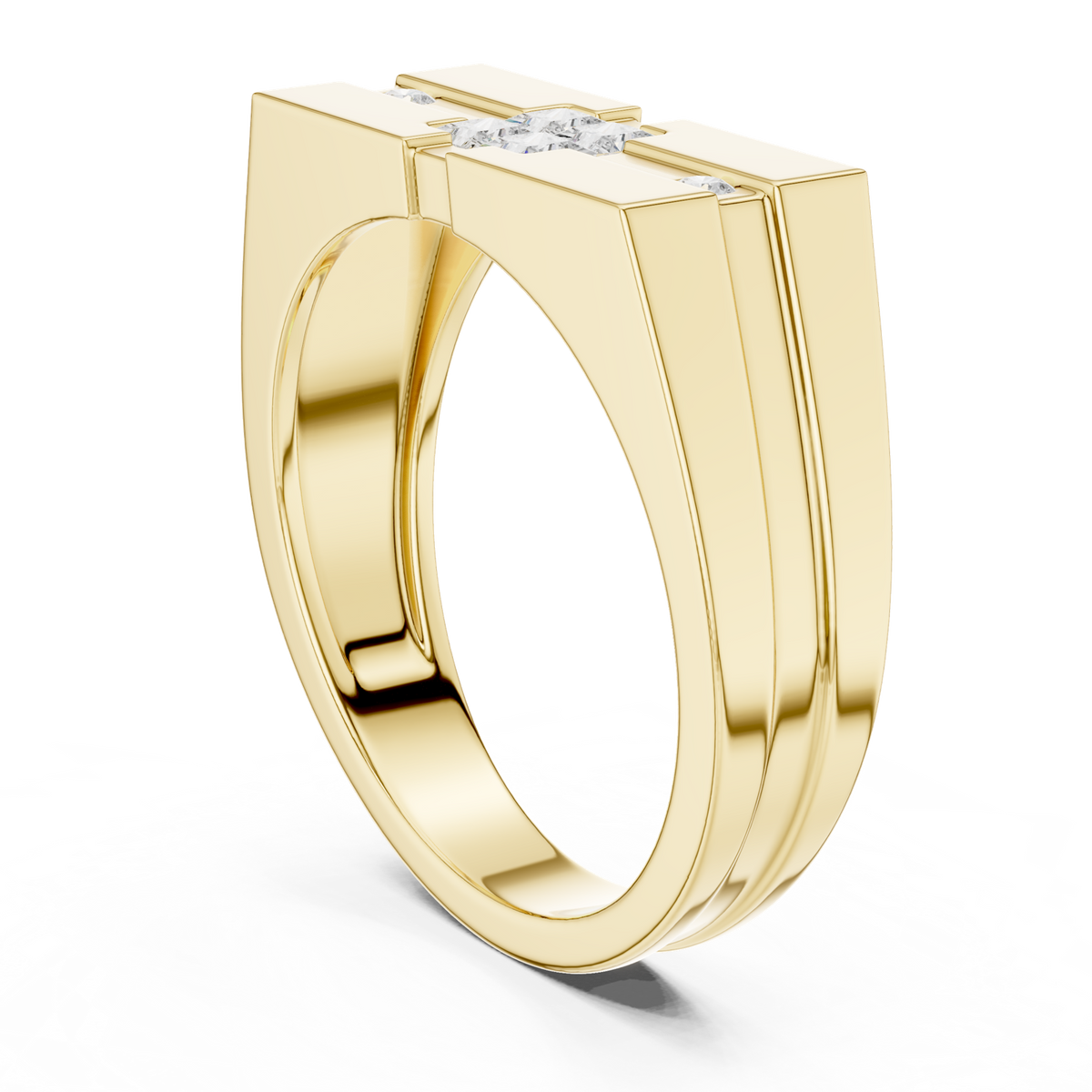 Gold Ring SBMR(48), Yellow Gold, view 1