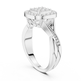 Gold Ring SBWR(13), White Gold