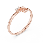 Gold Ring 1 (361), Rose Gold, view 2