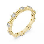 Gold Ring DDLR-236, Yellow Gold, view 2