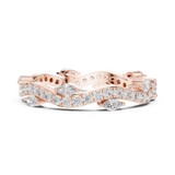 Gold Ring DDLR-237, Rose Gold, view 3