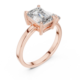 Gold Ring DDLR-063, Rose Gold, view 2