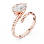 Gold Ring SBWR(22), Rose Gold, view 2