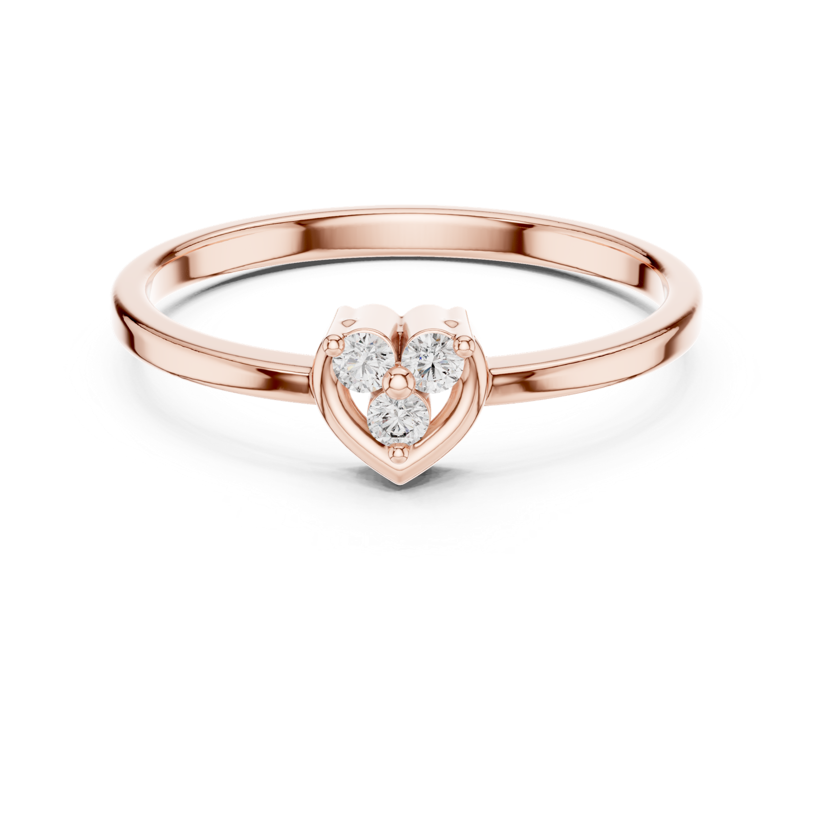 Gold Ring LR-01 (94), Rose Gold, view 4