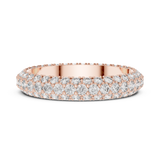Gold Ring DDLR-213, Rose Gold, view 3