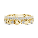 Gold Ring R30, Yellow Gold, view 3