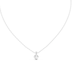 Gold Pendant GPD-0038, White Gold, view 4