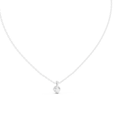 Gold Pendant GPD-0038, White Gold, view 4