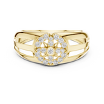 Gold Ring LR-01 (37), Yellow Gold, view 4