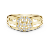 Gold Ring LR-01 (37), Yellow Gold, view 4