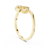 Gold Ring DR-5588, Yellow Gold, view 1