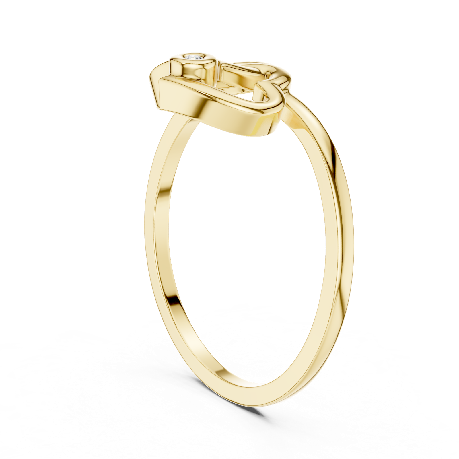 Gold Ring DR-5588, Yellow Gold, view 1