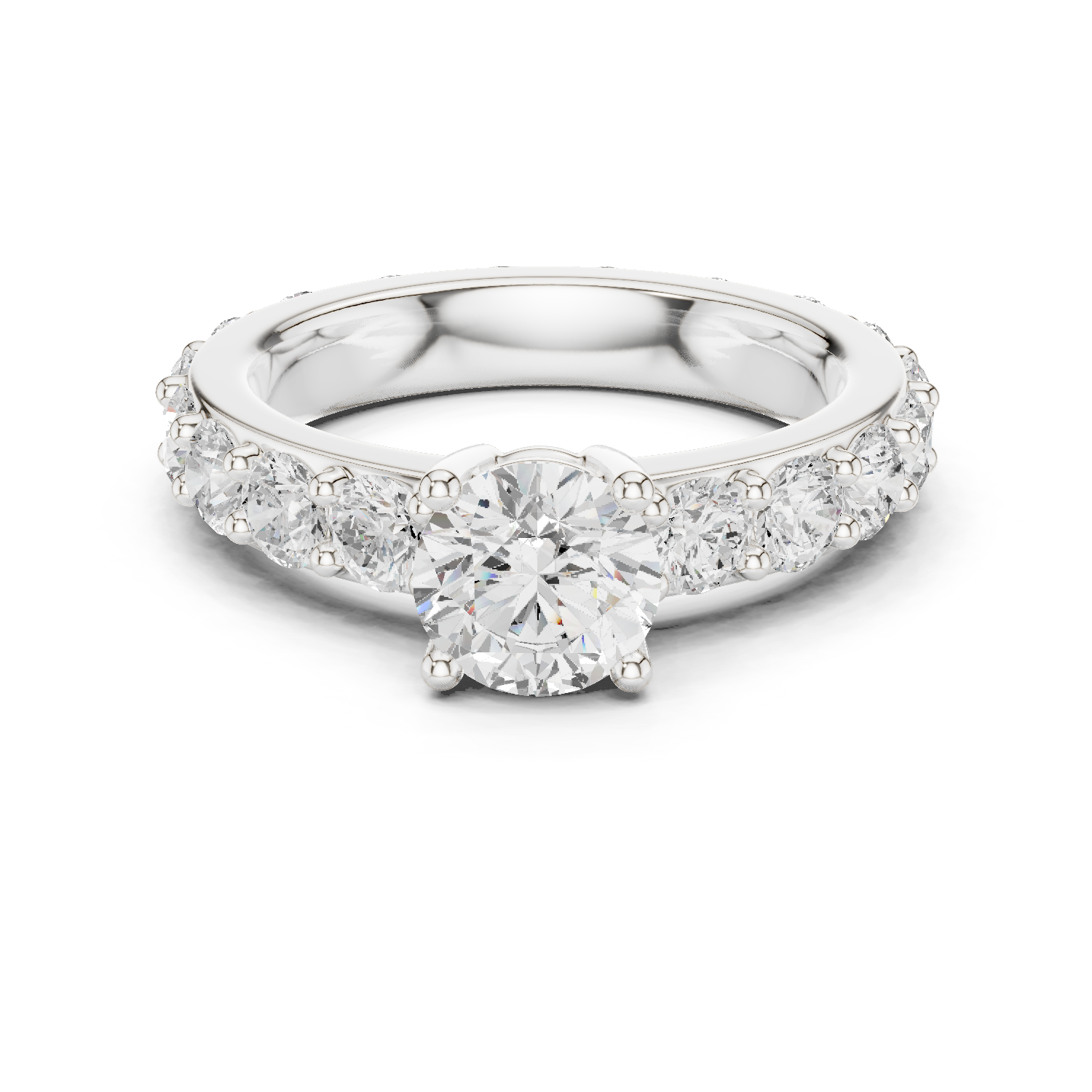 Gold Ring DDLR-654, White Gold