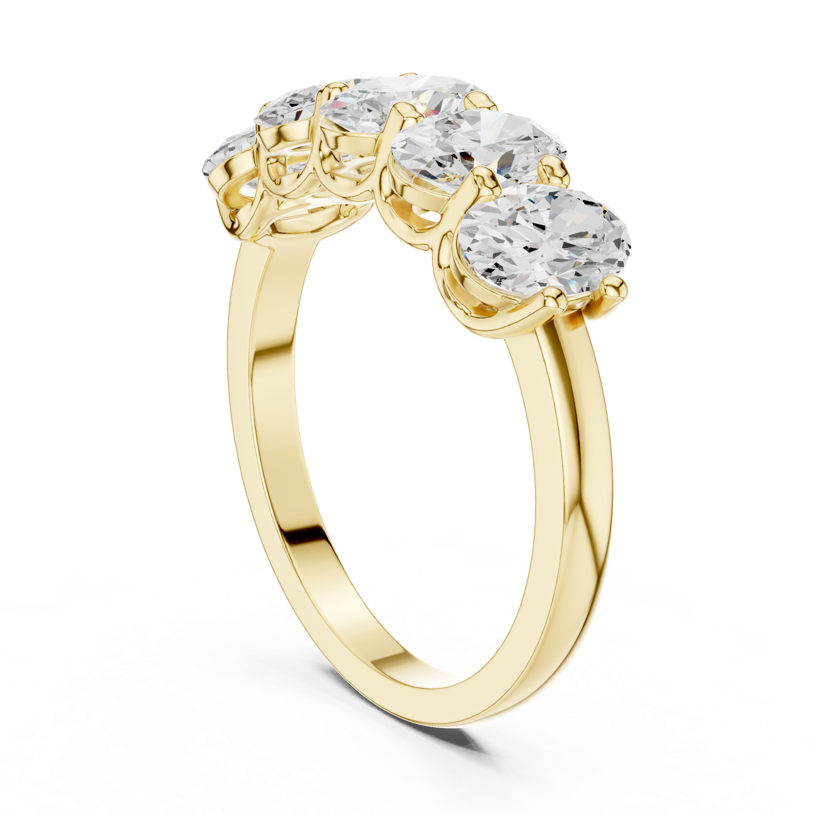 Gold Ring DDLR-1122, Yellow Gold, view 1