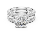 Gold Ring L03-1053, White Gold, view 4