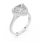 Gold Ring DDLR-432, White Gold, view 2