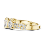 Gold Ring DDLR-715, Yellow Gold, view 3