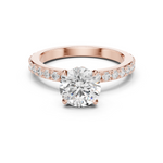 Gold Ring DDLR-787, Rose Gold