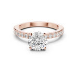 Gold Ring DDLR-787, Rose Gold