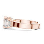 Gold Ring DDLR-1074, Rose Gold, view 3